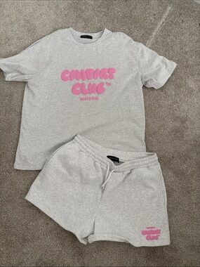 White Fox Gray & Pink set